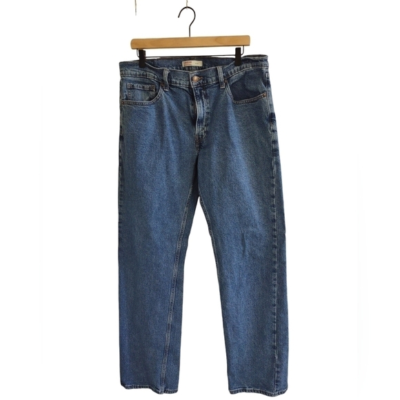 Levi Strauss & Co. Men's Signature Blue Jeans W36 L34 - Picture 1 of 7